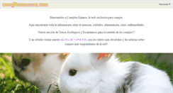 Desktop Screenshot of conejitosenanos.com